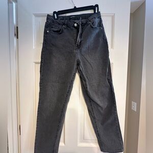 Wild Fable Dark Black/Gray Straight Leg Jeans